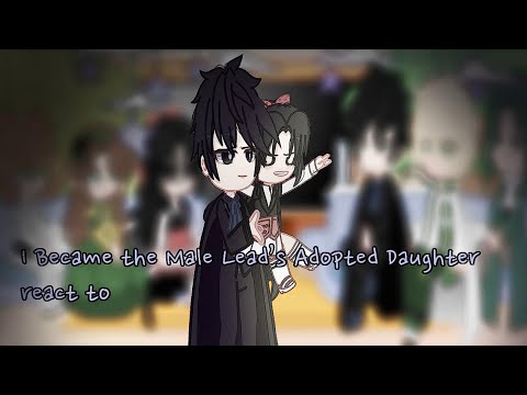 |`I Became the Male Lead’s Adopted Daughter react to`|