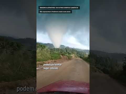 Risco de tornado aumenta no Paraná, São Paulo e Mato Grosso do Sul