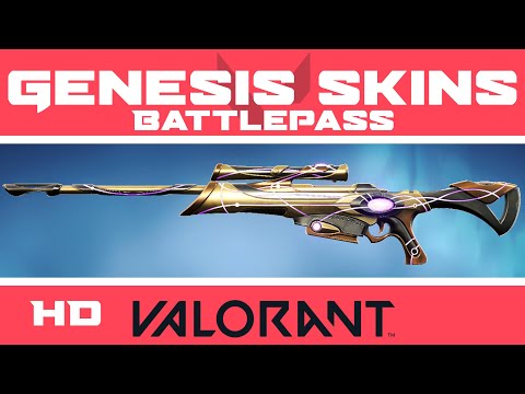 Genesis VALORANT SKINS | Episode 3: Act 3 Battle Pass Skin Collection Showcase