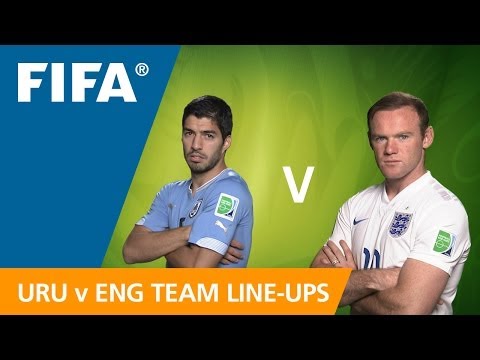 Uruguay v. England - Teams Announcement