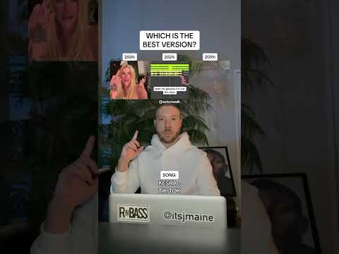 Which Is The Best Version Of This Song? Kesha “TiK ToK” #shorts