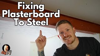 How to Plasterboard a Steel Beam | The Easiest Method Out There!