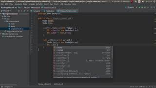 Implementing Singly Linked List using Java