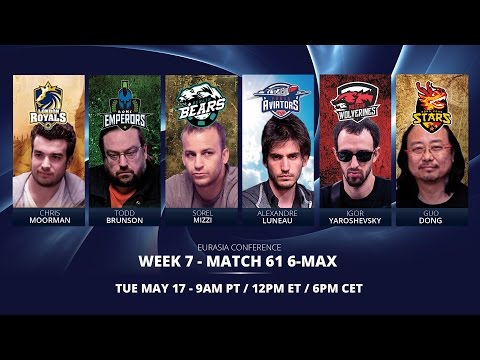 Replay: GPL Week 7 - Eurasia Conference 6-max Match 1 - W7M61