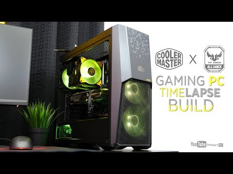 COOLER MASTER PC Case Masterbox 500 Midi bokštas video