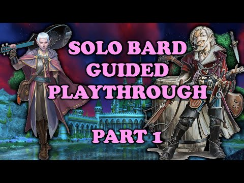 DDO Solo Guided Playthrough Level 1-5 ~ Stormsinger Bard