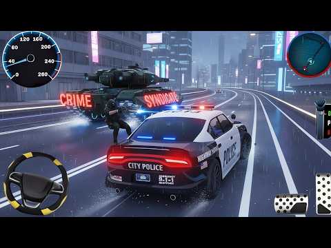 🚓 Police Car Chase Simulator 3D Game | Real Cop Cars Driving Simulator 2025 | Android Gameplay