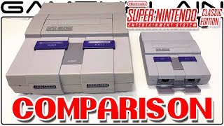 Super NES Classic Slideshow - Size Comparison VS SNES '91 & Switch + Controllers, & Box Pics