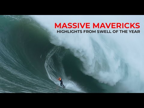 MASSIVE MAVERICKS HIGHLIGHTS: Biggest Swell of the Year 12.28.2023 FULL EDIT - Mavericks Awards