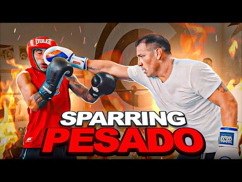 LEA GOMEZ VS MARAVILLA - Sparring PESADO con un PROFESIONAL