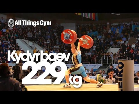 Zhassulan Kydyrbaev 229kg Clean & Jerk (94kg) Almaty 2014 World Championships