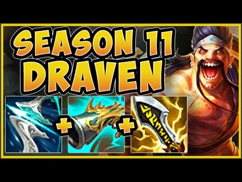 WHAT IS THIS!? RIOT 100% OVERTUNED DRAVEN WITH THESE NEW SEASON 11 ITEMS! HOB DRAVEN ONE SHOTS!