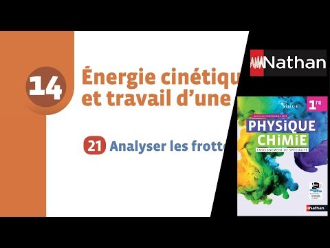 Analyser les frottements - Ch 14 - Ex 21