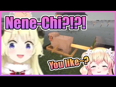 Watame’s Reaction to Nene’s Sheep Butt "Beating" Machine...【Hololive】