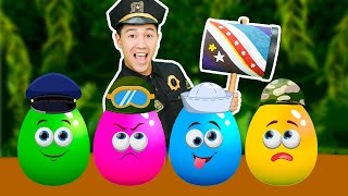 Download lagu Surprise Eggs Proffesion Song | Tigi Boo Kids Songs mp3