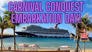 Carnival Conquest Embarkation Day in Miami