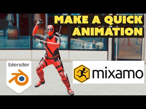 EASY animation with Mixamo and Blender 🚀