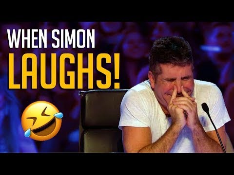 When Simon Cowell LAUGHS Out Loud! Top 10 FUNNIEST Comedians Ever! 😂