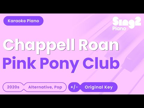 Chappell Roan - Pink Pony Club (Piano Karaoke)
