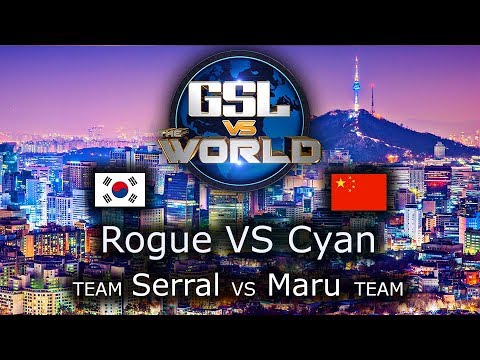 Rogue VS Cyan - ZvP - Team Maru VS Serral Team - GSL vs the World - polski komentarz