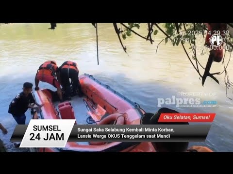 Warga OKUS Tenggelam Saat Mandi di Sungai Saka Selabung