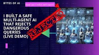 Safe Multi Agent AI Rejects Dangerous Queries (live demo)