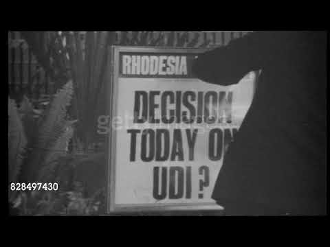 Prelude to UDI: White Rhodesia Defiant | Ian Smith Given Rousing Welcome on London Return | Oct.1965