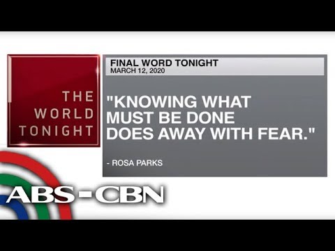 Final Word - March 12, 2020 | ANC