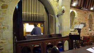 O come, all ye faithful (tune "Adeste fideles") - pipe organ, St Levan's Church, Porthpean