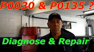 Diagnose And Repair A P0030 and P0135 On A Chevy Cobalt