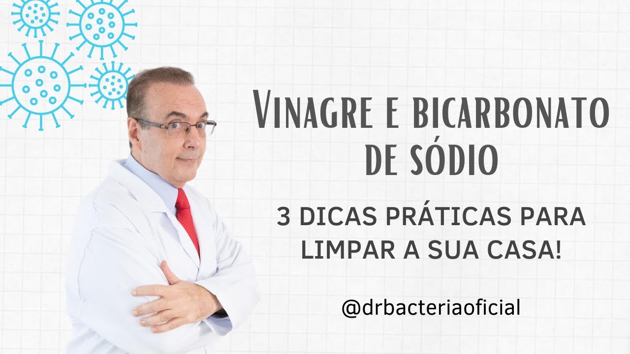 3 dicas práticas para limpar sua casa com o uso de vinagre e bicarbonato de sódio.