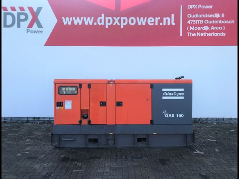DPX Power: Atlas Copco QAS150 - Volvo TAD 731 GE - 165 kVA Generator set - DPX-12092