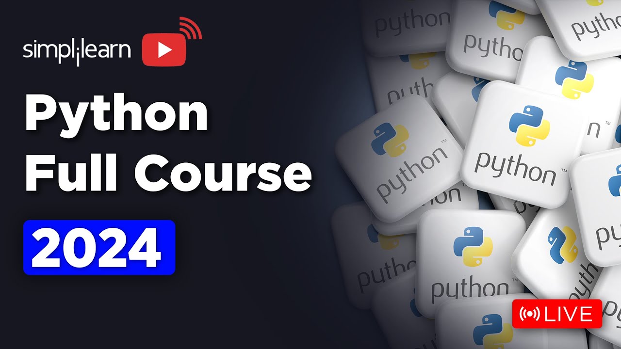 🔥 Python Full Course | Python Programming Training On 🔴LIVE | Python | 2026 | Simplilearn