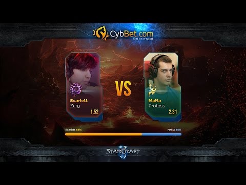 StarCraft 2 LotV Cybbet Race Wars 2016 Day 2 Match 5: Scarlett vs MaNa