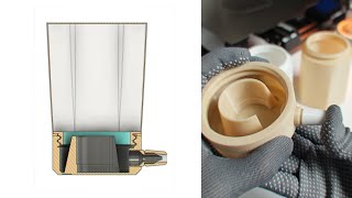 I made 3D-Printed LAMP with CONCRETE Base