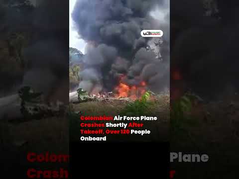 Colombian Air Force Plane Crashes After Takeoff