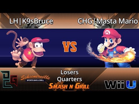 DCG: Smash N Grill - Losers Quarters - LH | K9sBruce VS CHG | Masta Mario