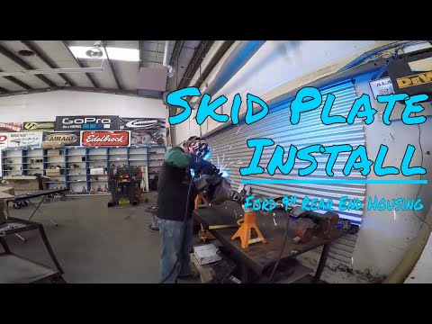 Weld-On Skid Plate for Ford 9-inch Axle Housing