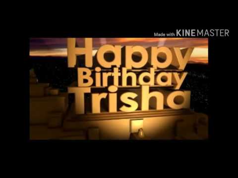 Happy Birthday Trisha Krishnan