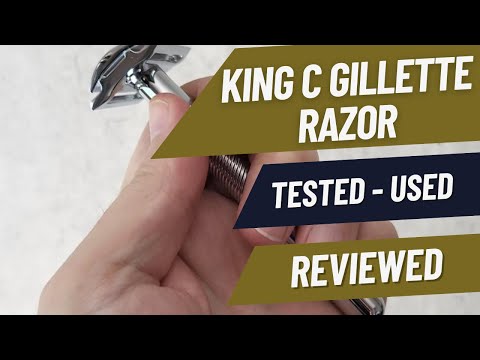 King C Gillette Safety Razor Review - Features Explained and Shave Demo