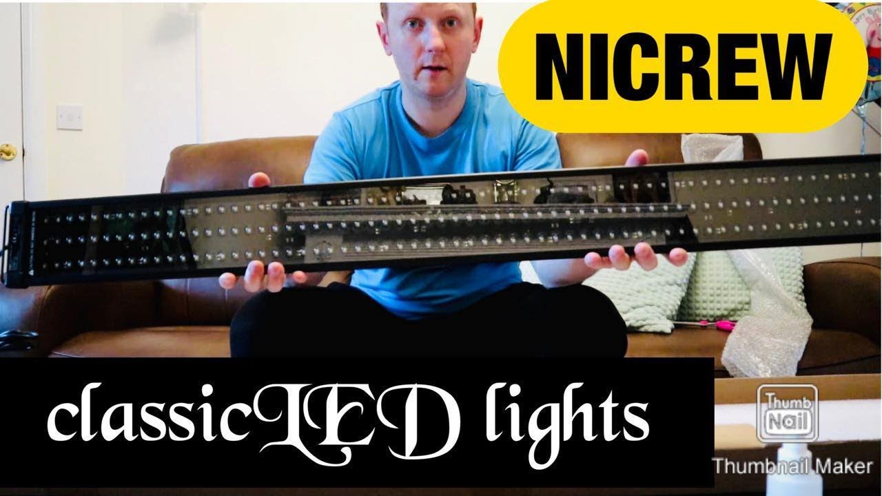 NICREW Classic LED PLUS Aquarium Light Unbox & Setup