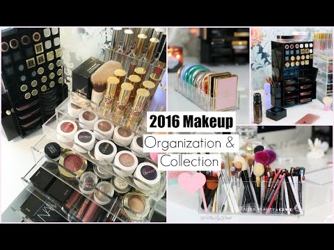 Makeup Organization & Collection 2016 -  MissLizHeart Video