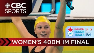 Download lagu Summer McIntosh breaks own world record in 400m IM at Canadian swim trials | CBC Sports mp3