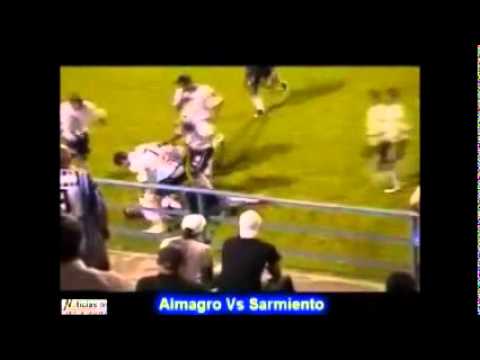 Gol de Lanaro a Sarmiento (chilena)