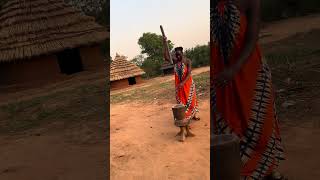 African village woman