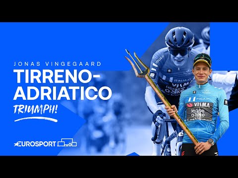 🏆 Jonas Vingegaard Came, Saw & Conquered Tirreno-Adriatico 2024 🏆 | Eurosport Cycling