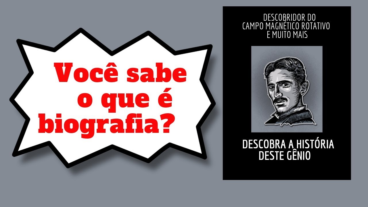 O que é biografia Quer saber, descubra assistindo o vídeo