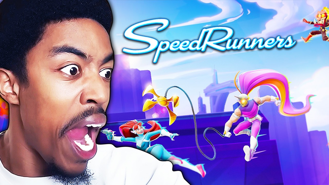I CAN'T LOSE To Others Racers!!! CalebCity Plays SpeedRunners! w/ Friends!