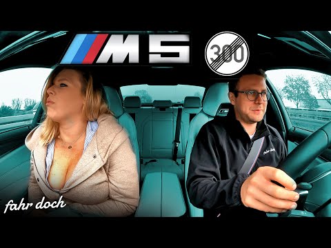 LEUTE ERSCHRECKEN mit 625 PS BMW M5 Competition! + Launch Control und Drift | Fahr doch