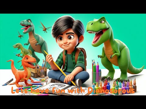 Dino's Fun Day in Town || KidsSong || RainbowRhymes || KidsEntertainment || NurseryRhymes